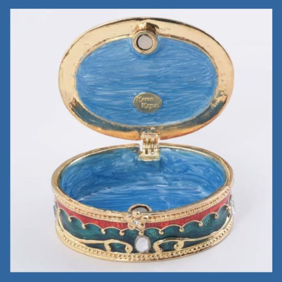 Keren Kopal Cat Sleeping Trinket Box - Picture 4 of 5